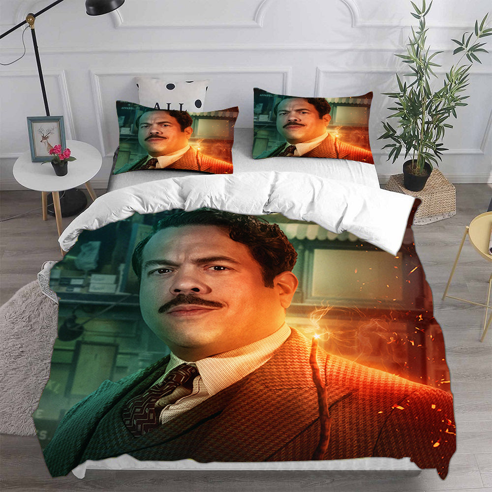 Fantastic Beasts The Secrets of Dumbledore Cosplay Bedding Set Duvet Cover Pillowcases Halloween Home Decor