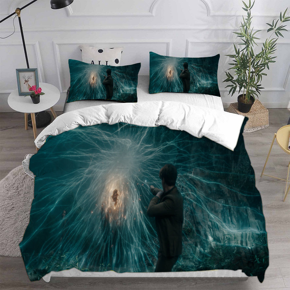 Fantastic Beasts The Secrets of Dumbledore Cosplay Bedding Set Duvet Cover Pillowcases Halloween Home Decor