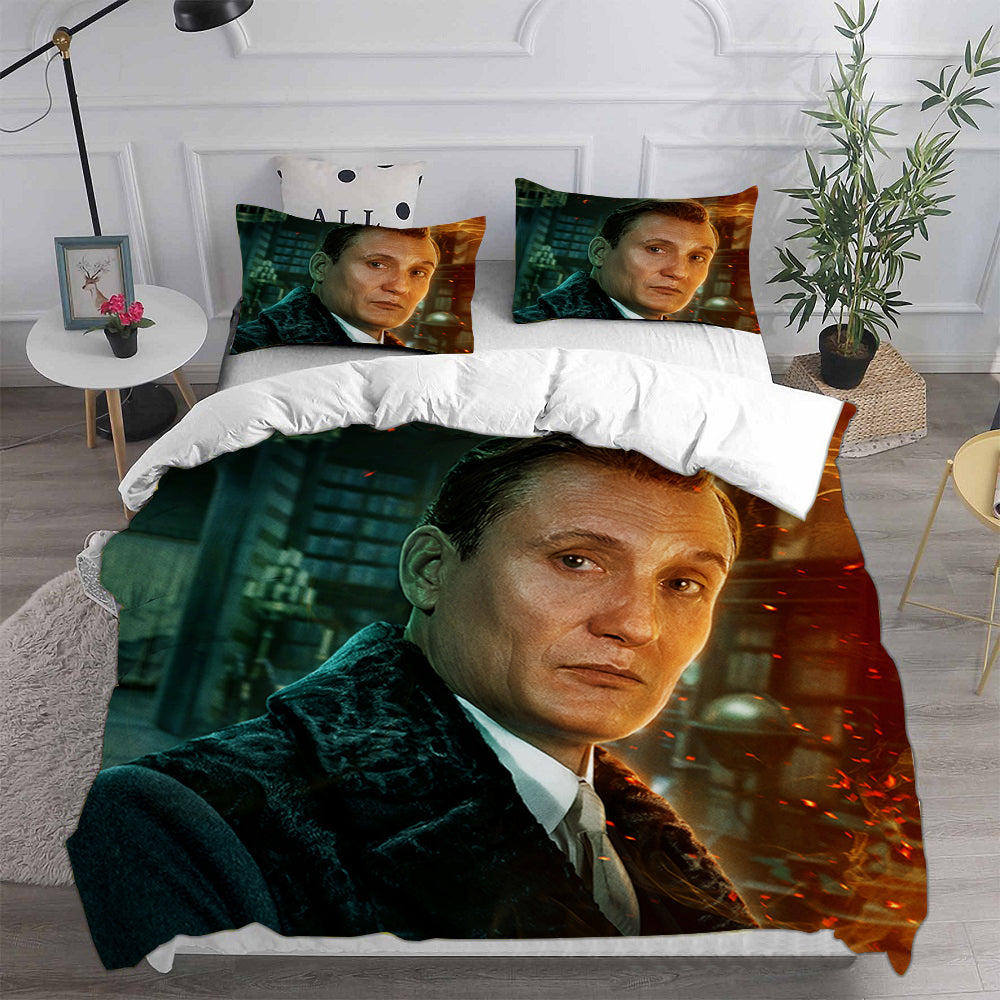 Fantastic Beasts The Secrets of Dumbledore Cosplay Bedding Set Duvet Cover Pillowcases Halloween Home Decor