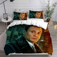 Fantastic Beasts The Secrets of Dumbledore Cosplay Bedding Set Duvet Cover Pillowcases Halloween Home Decor