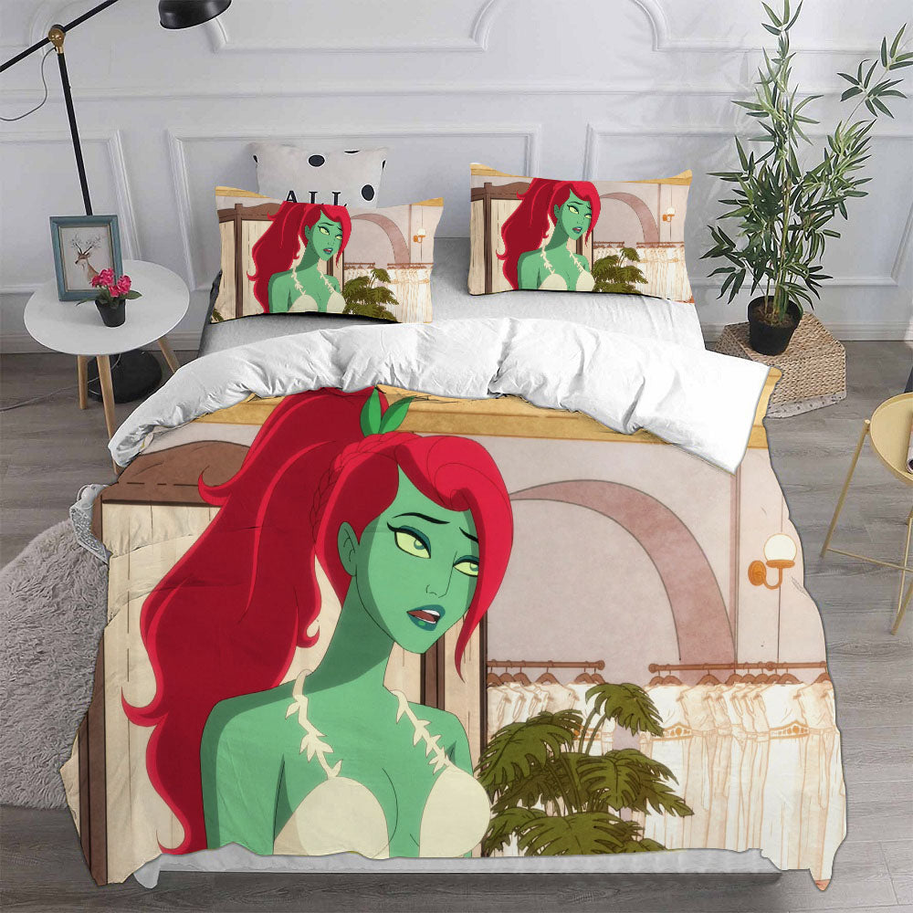 Harley Quinn Season 3 Cosplay Bedding Set Duvet Cover Pillowcases Halloween Home Decor