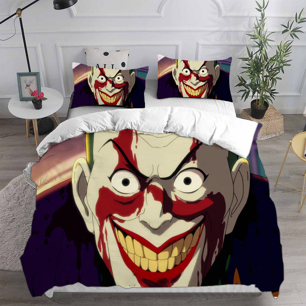 Harley Quinn Season 3 Cosplay Bedding Set Duvet Cover Pillowcases Halloween Home Decor