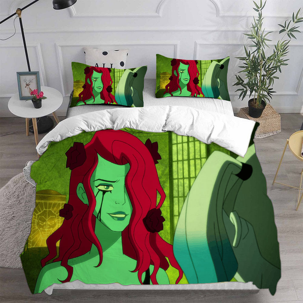 Harley Quinn Season 3 Cosplay Bedding Set Duvet Cover Pillowcases Halloween Home Decor
