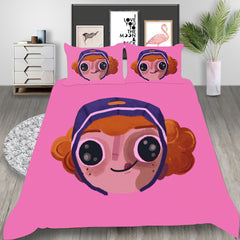 Knights and Bikes Cosplay Bedding Set Duvet Cover Pillowcases Halloween Home Decor