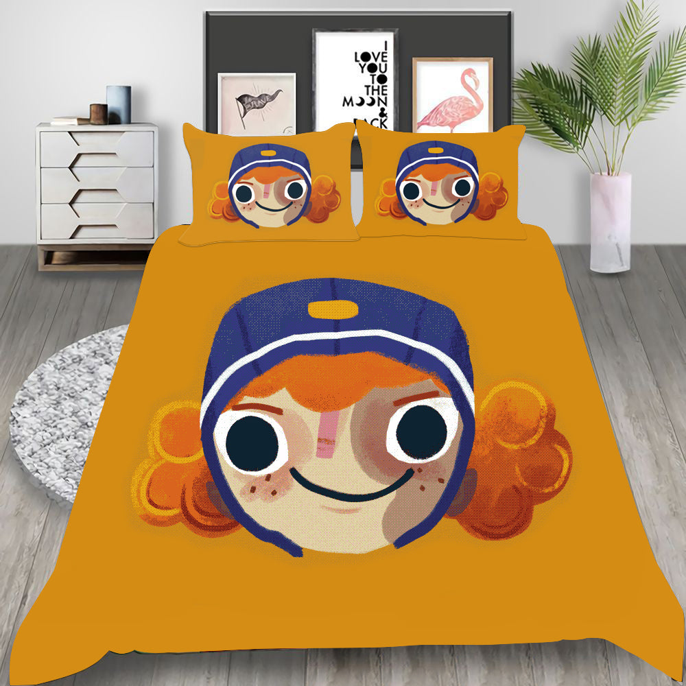 Knights and Bikes Cosplay Bedding Set Duvet Cover Pillowcases Halloween Home Decor