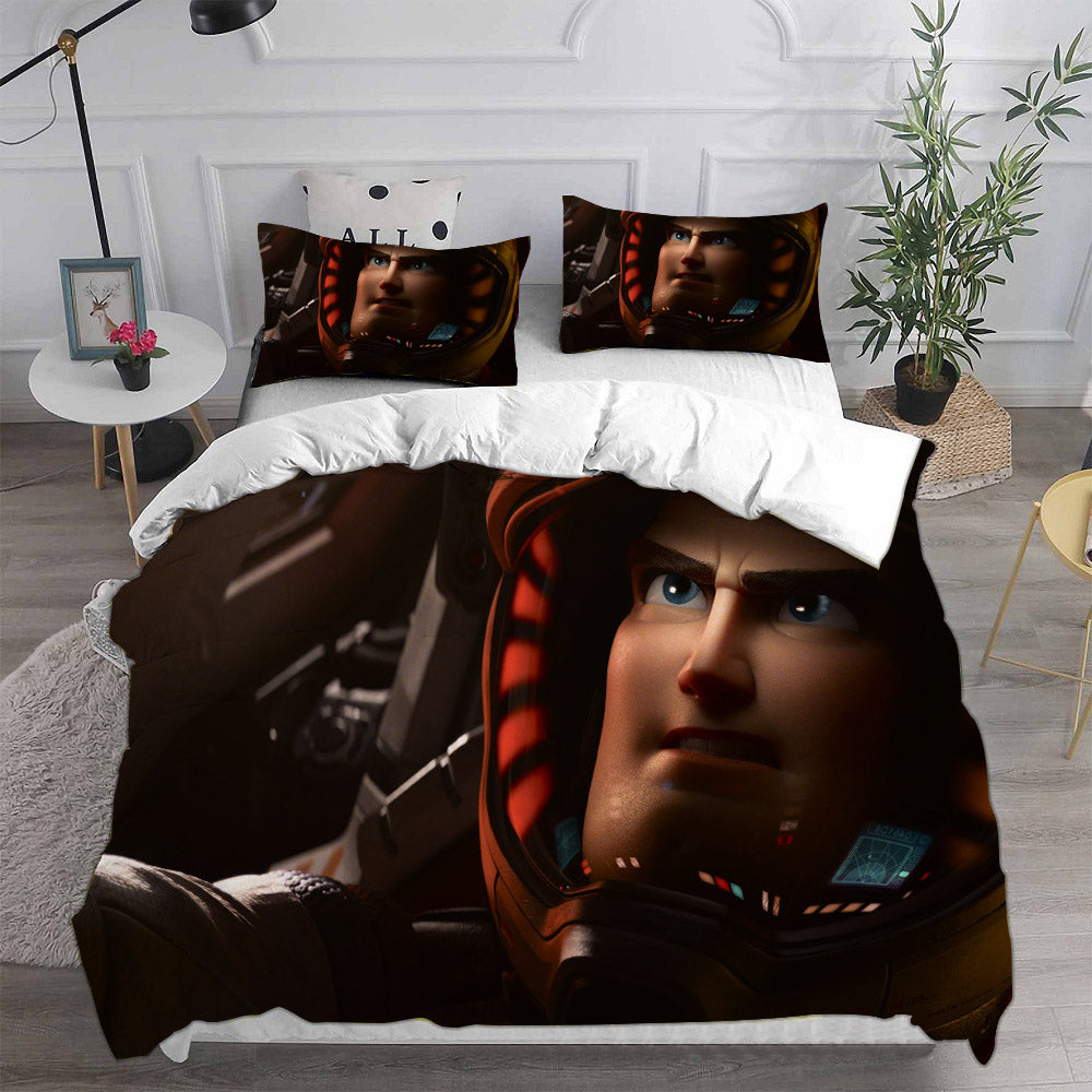 Lightyear Cosplay Bedding Set Duvet Cover Pillowcases Halloween Home Decor