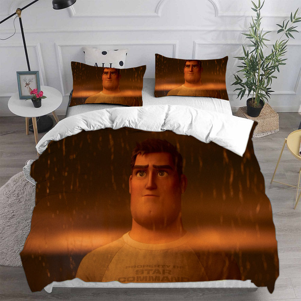 Lightyear Cosplay Bedding Set Duvet Cover Pillowcases Halloween Home Decor