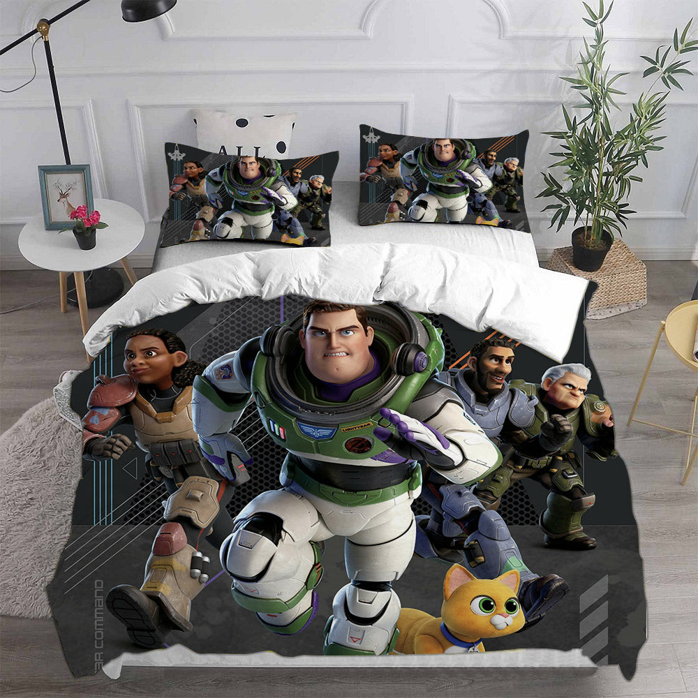 Lightyear Cosplay Bedding Set Duvet Cover Pillowcases Halloween Home Decor