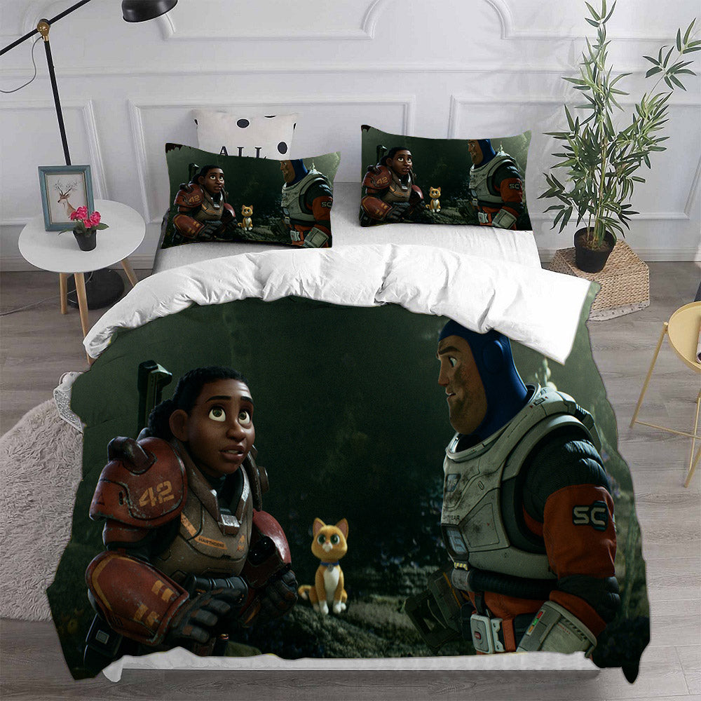 Lightyear Cosplay Bedding Set Duvet Cover Pillowcases Halloween Home Decor