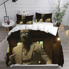 Moon Knight Cosplay Bedding Set Duvet Cover Pillowcases Halloween Home Decor