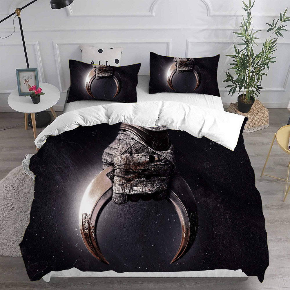 Moon Knight Cosplay Bedding Set Duvet Cover Pillowcases Halloween Home Decor