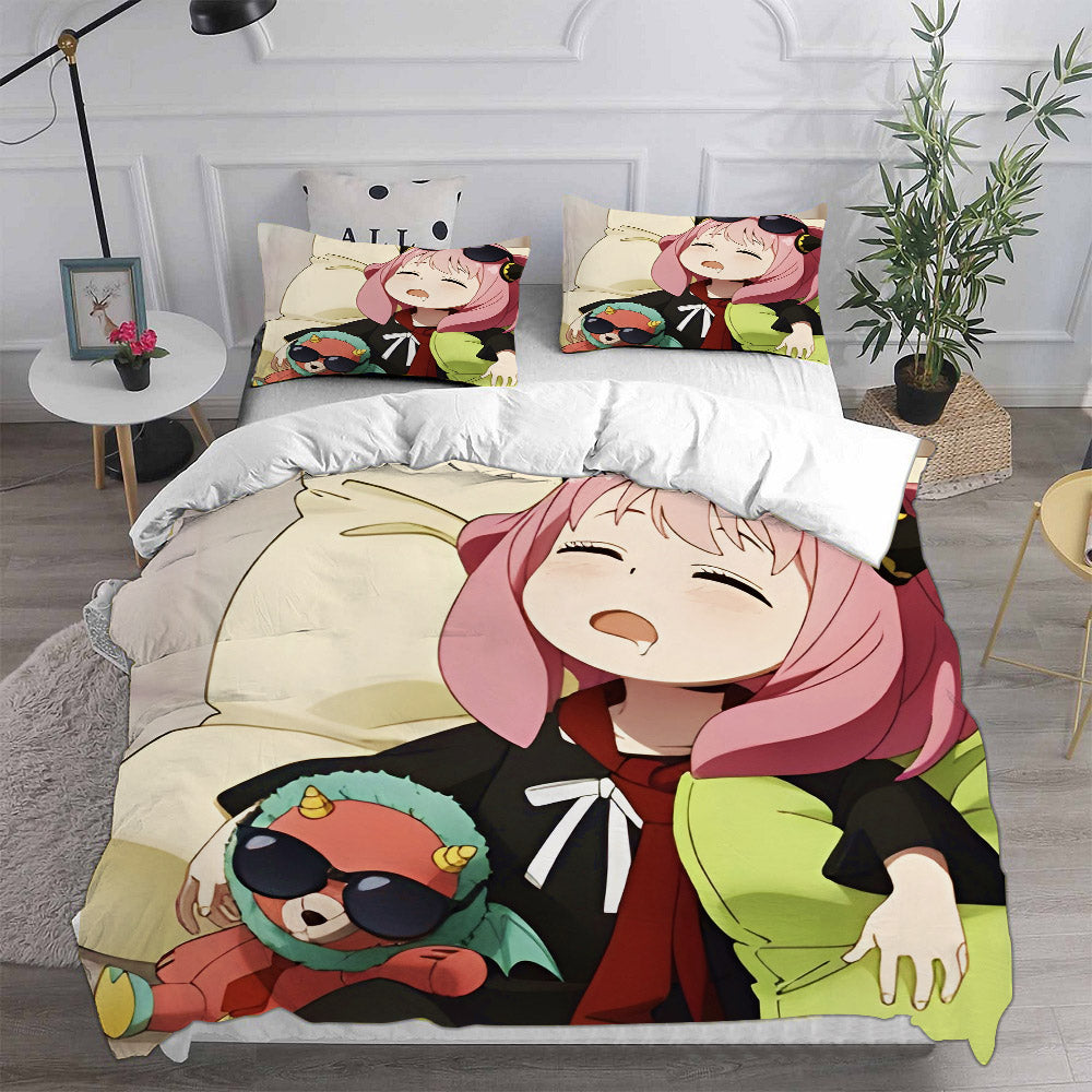 SPY×FAMILY Cosplay Bedding Set Duvet Cover Pillowcases Halloween Home Decor