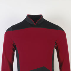 Star Trek  The Next Generation TNG Picard Cosplay Uniform Top Shirt