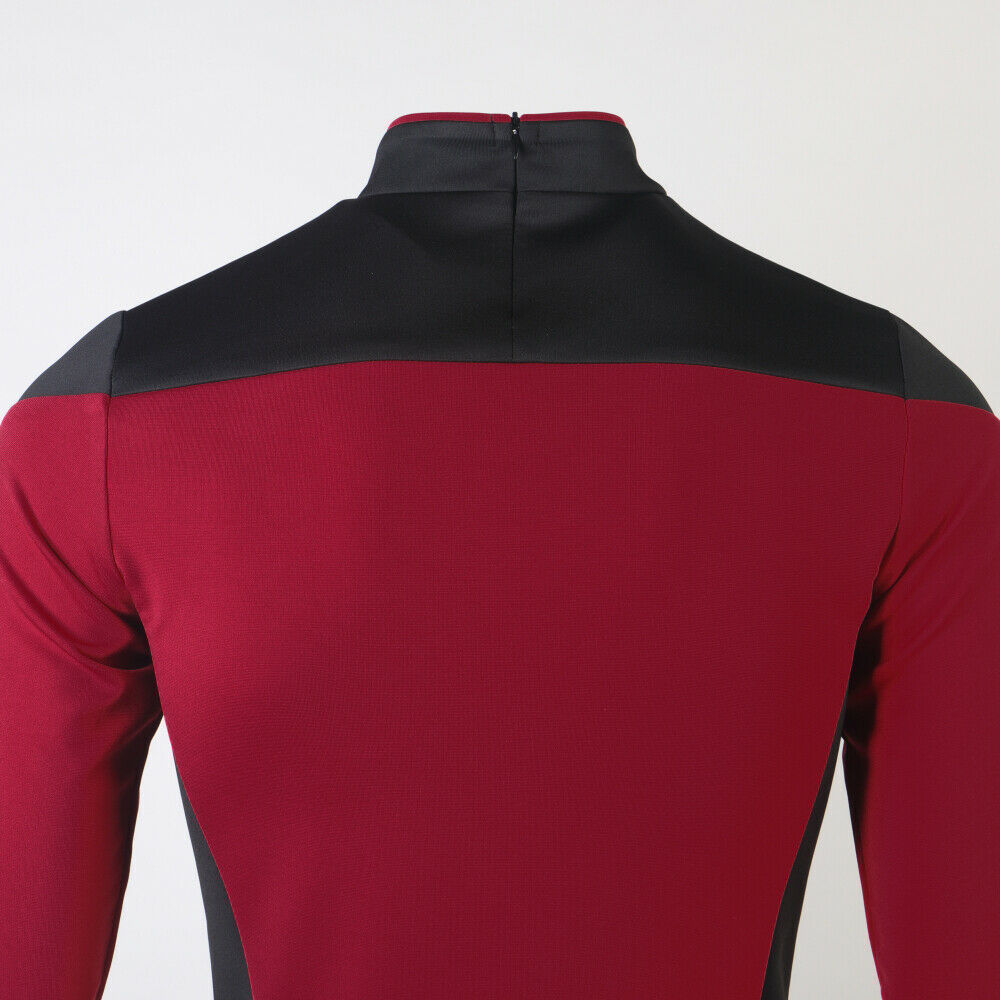 Star Trek  The Next Generation TNG Picard Cosplay Uniform Top Shirt